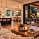 Cozy Indoor Outdoor Entertaining Space